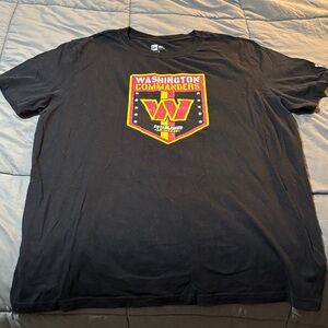 New Era Washington Commanders Black Tee